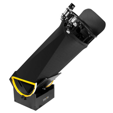 Explore Scientific 16 Truss Tube Dobsonian Telescope Light Shroud picture of shroud on the telescope