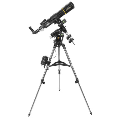 Explore Scientific FirstLight 80mm CF Refractor Telescope with iEXOS-100 PMC-Eight Equatorial Tracker System Combo with Solar Filter full image