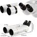 Explore Scientific BT-70 SF Large Binoculars with 62 Degree LER Eyepieces Measures