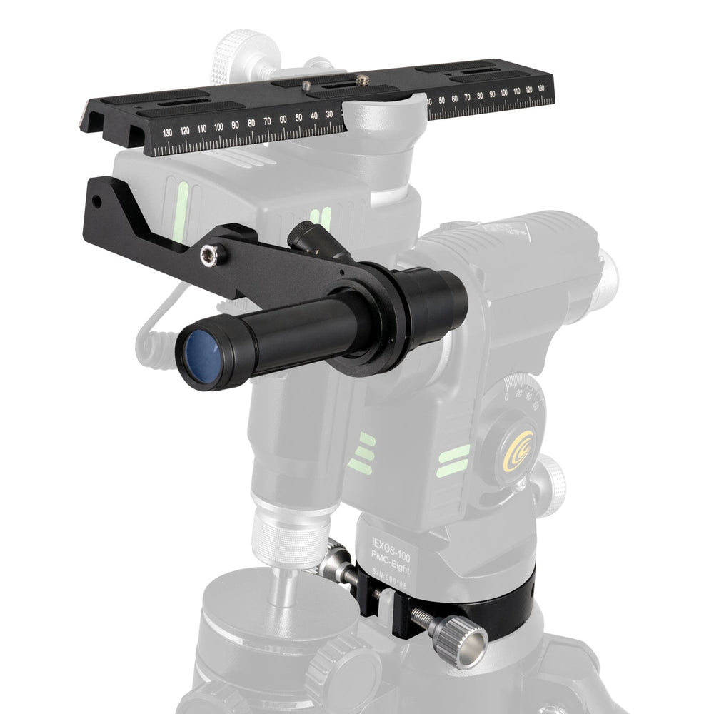 Explore Scientific iEXOS-100 HD PMC-Eight Equatorial Tracker System ES-iEXOS100-ET with dovetail bar with polar finder scope