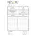 Filter Test Sheet for the Explore Scientific S-II 1.25-inch 12nm Nebula Filter