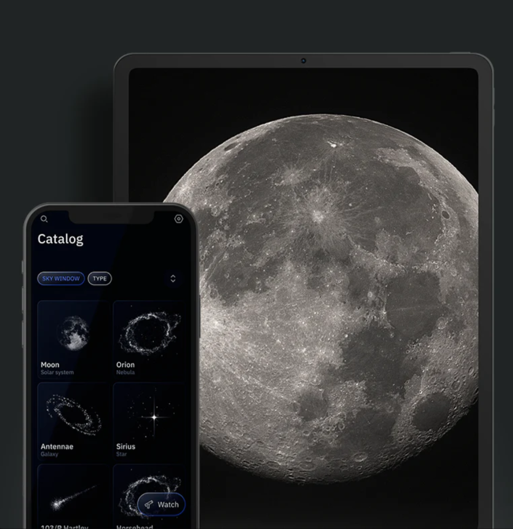 Unistellar Odyssey Smart Telescope Unistellar app