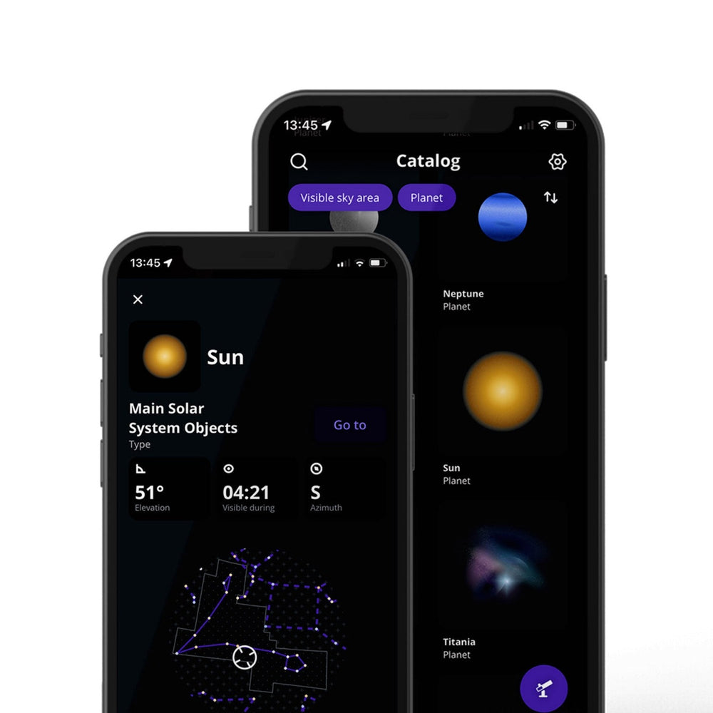 Unistellar App on Android and Apple iPhone